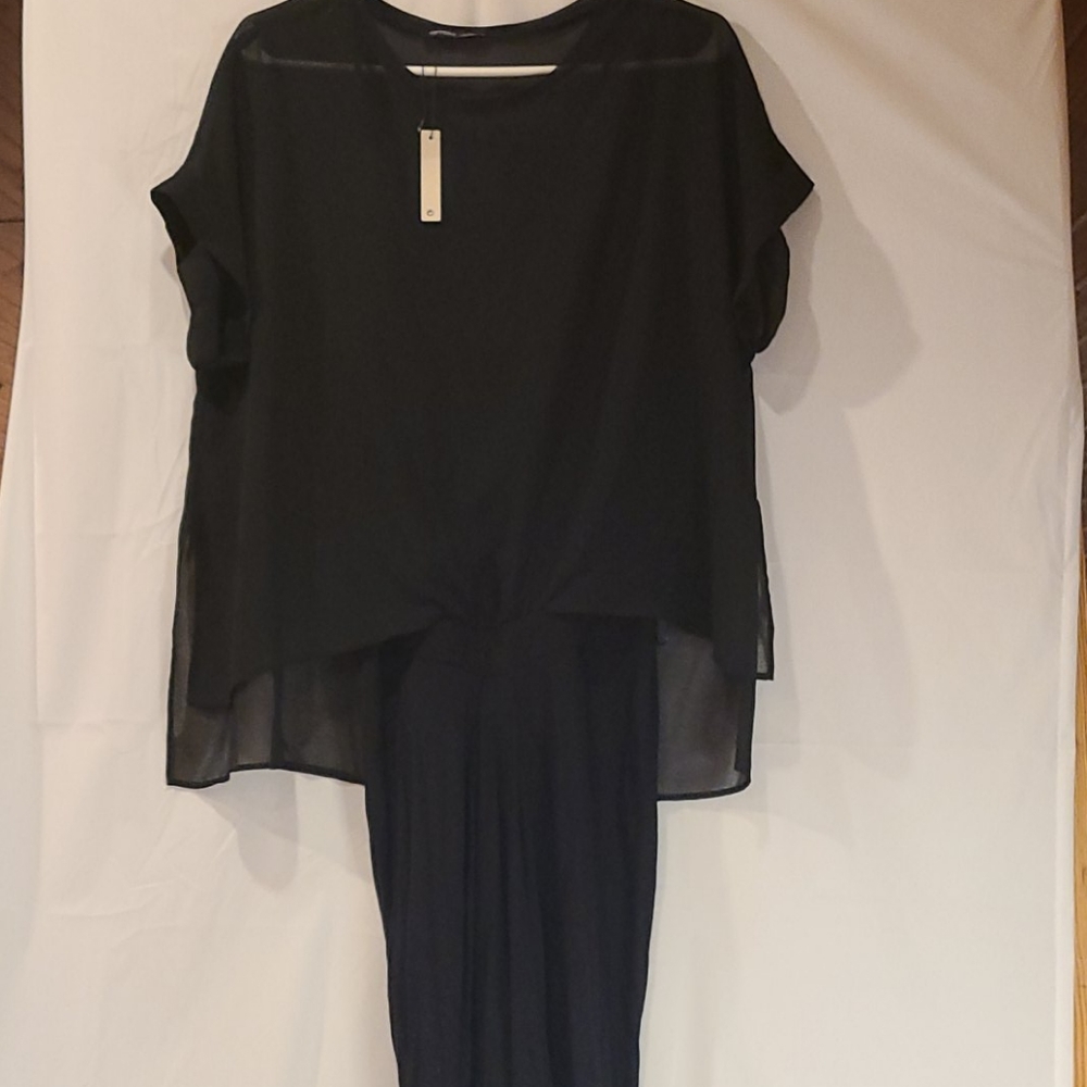 NWT Zara WB Collection Size Medium Black Dress